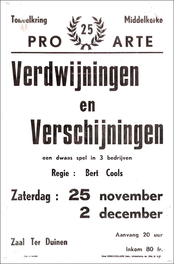 1978 Verdwijningen en Verschijningen affiche